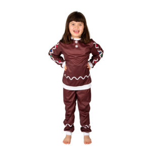 Exklusiv pepparkaksdräkt för barn i storlek 98-140 cm-134-140